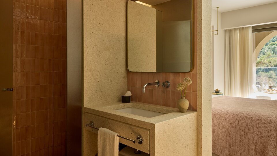 Tiara Holidays - Avali Mar-Bella - Standard DOuble Room Grand Balcony Mountain View - kupatilo